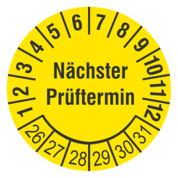 Prüfplaketten PL-820